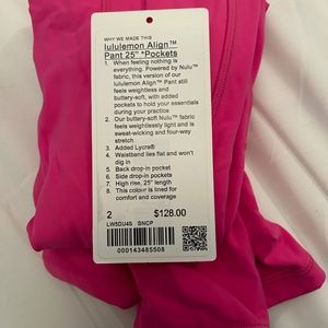 Sonic Pink Lulu leggings